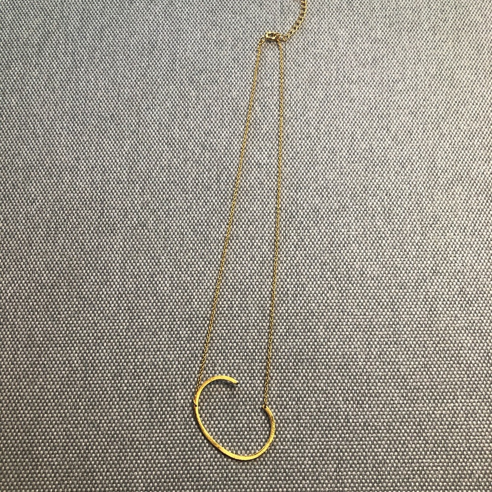 “C” necklace